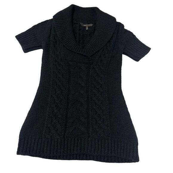 BCBG MAXAZRIA Women’s Black Short Sleeved Sweater Size Small - Picture 6 of 12